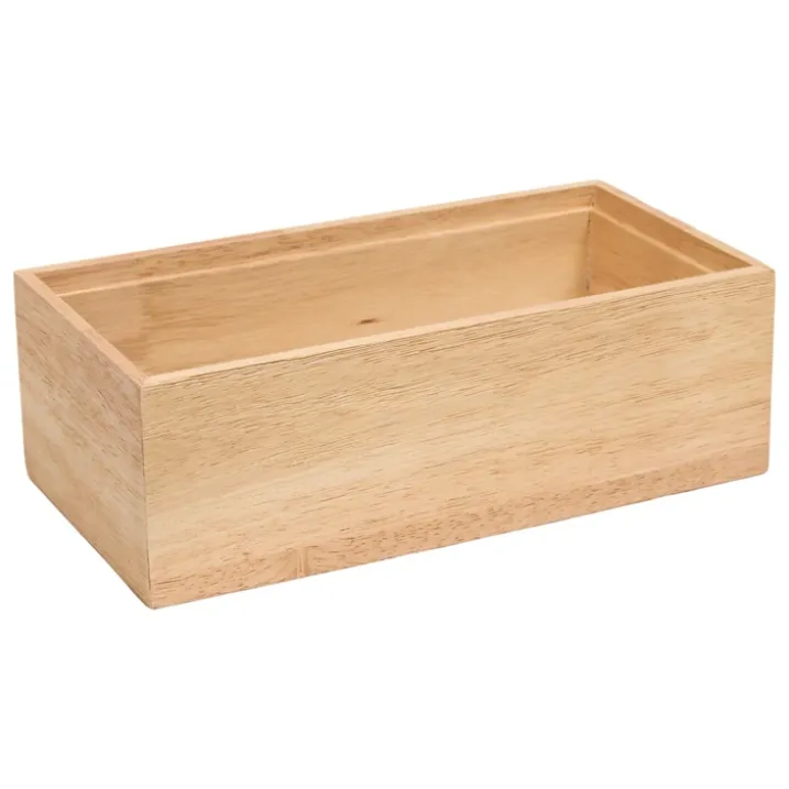 Boîte à mouchoirs en bois avec couvercle