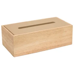 Boîte à mouchoirs en bois avec couvercle