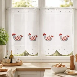Brise bise aux broderies de poules