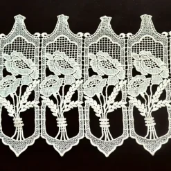 Brise bise macramé au bouquet fleuri