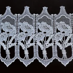 Brise bise macramé au bouquet fleuri