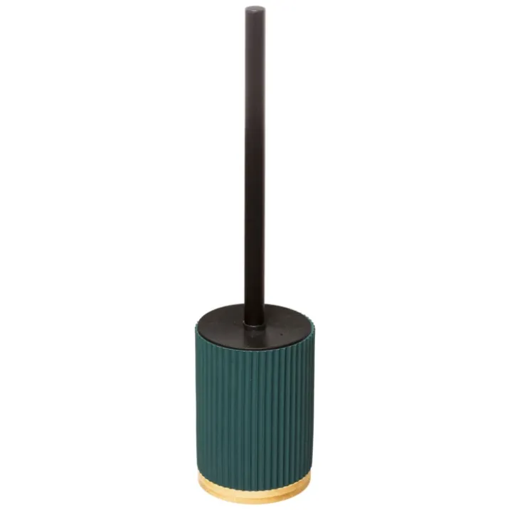Brosse et pot wc strié