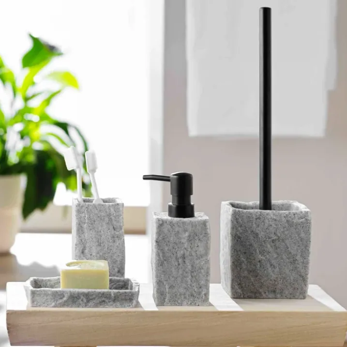Brosse WC effet minéral