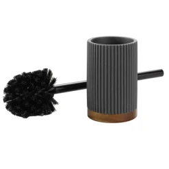 Brosse WC en acacia