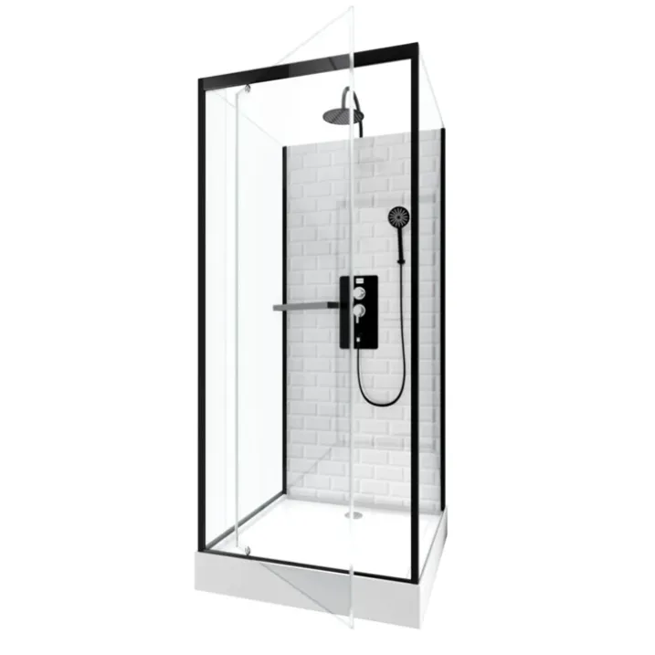 Cabine de douche ambiance métro