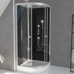 Cabine de douche arrondie