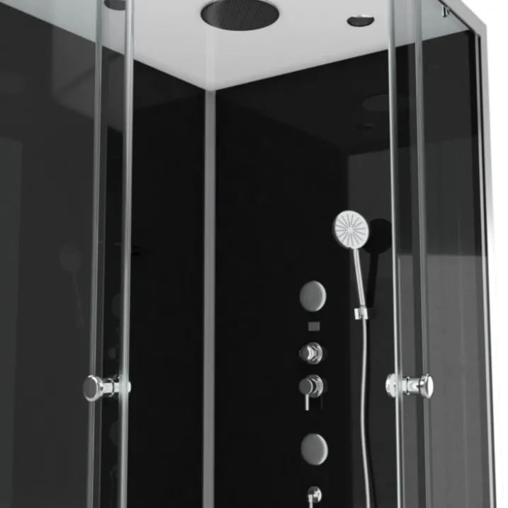 Cabine de douche arrondie