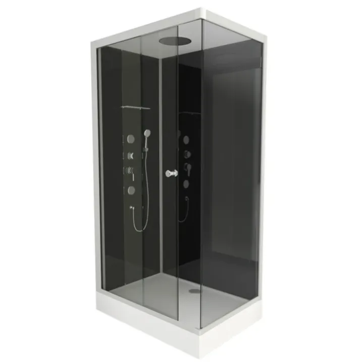 Cabine de douche avec système hydromassant
