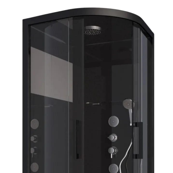 Cabine de Douche Black Mirror 2 Ronde