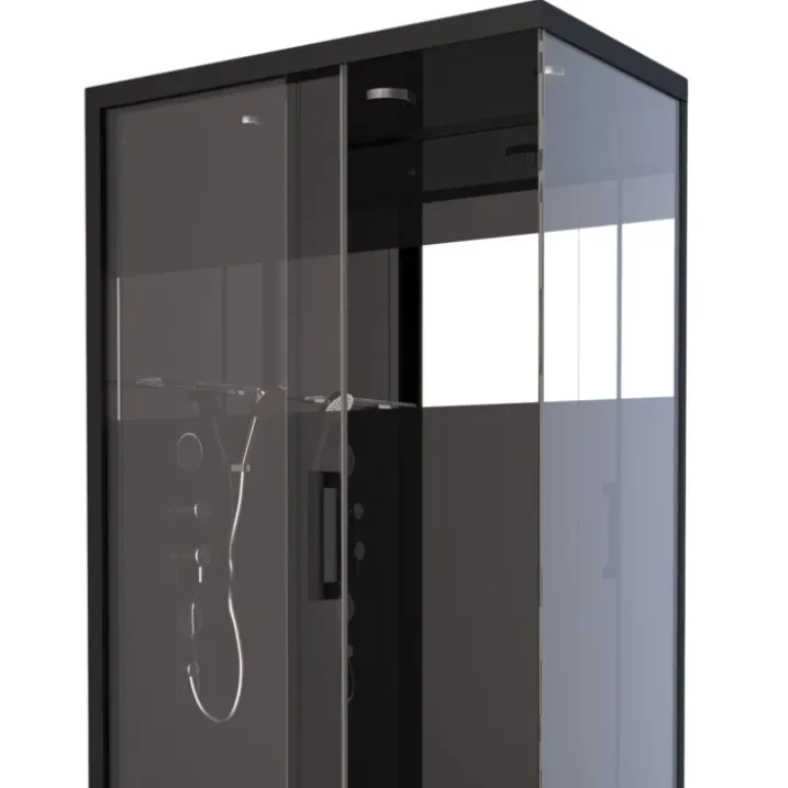 Cabine de Douche Black Mirror 2 Rectangle
