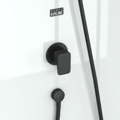 Cabine de douche carrée minimaliste style contemporain