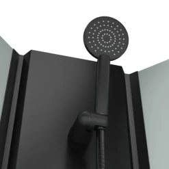 Cabine de douche 1/4 de cercle minimaliste style contemporain
