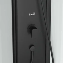 Cabine de douche 1/4 de cercle minimaliste style contemporain