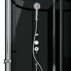Cabine de douche 1/4 de cercle minimaliste design contemporain
