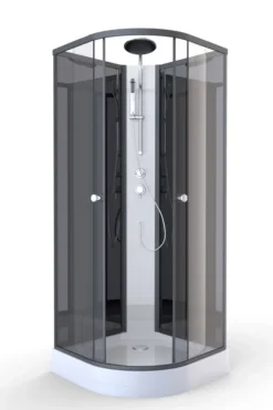 Cabine de douche graphite