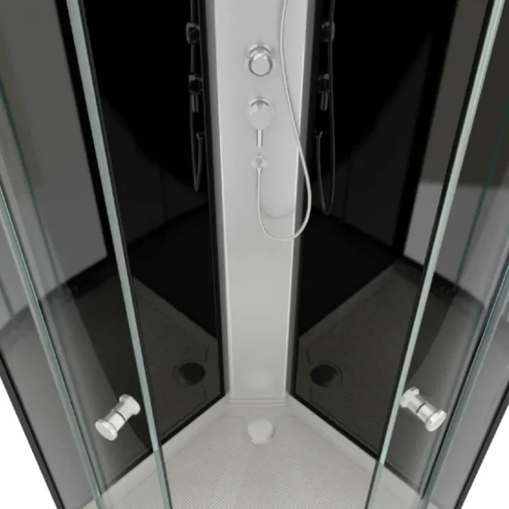 Cabine de douche graphite