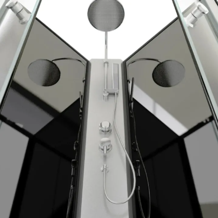 Cabine de douche graphite