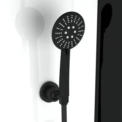 Cabine de douche hammam 1/4 de cercle hydromassant