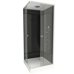 Cabine de douche ouverture angle