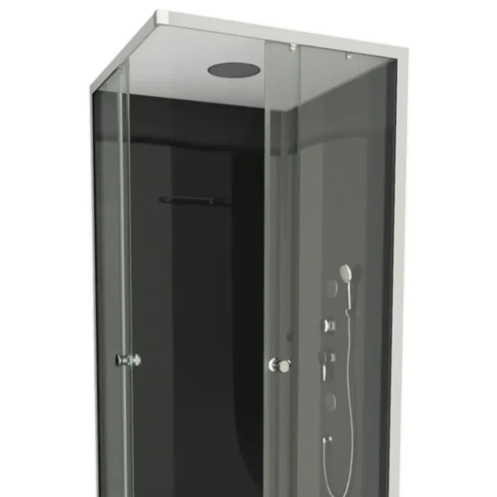 Cabine de douche ouverture angle