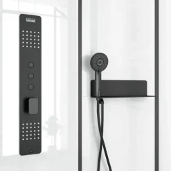 Cabine de douche rectangulaire design style industrielle