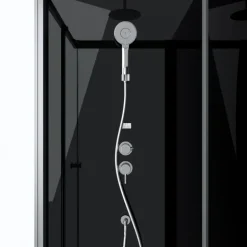 Cabine de douche rectangulaire minimaliste style contemporain