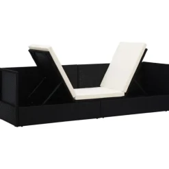 Canapé de jardin avec coussin et oreillers