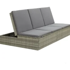 Canapé de jardin convertible avec coussin