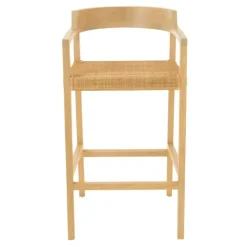 Chaise de bar en teck