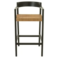 Chaise de bar en teck