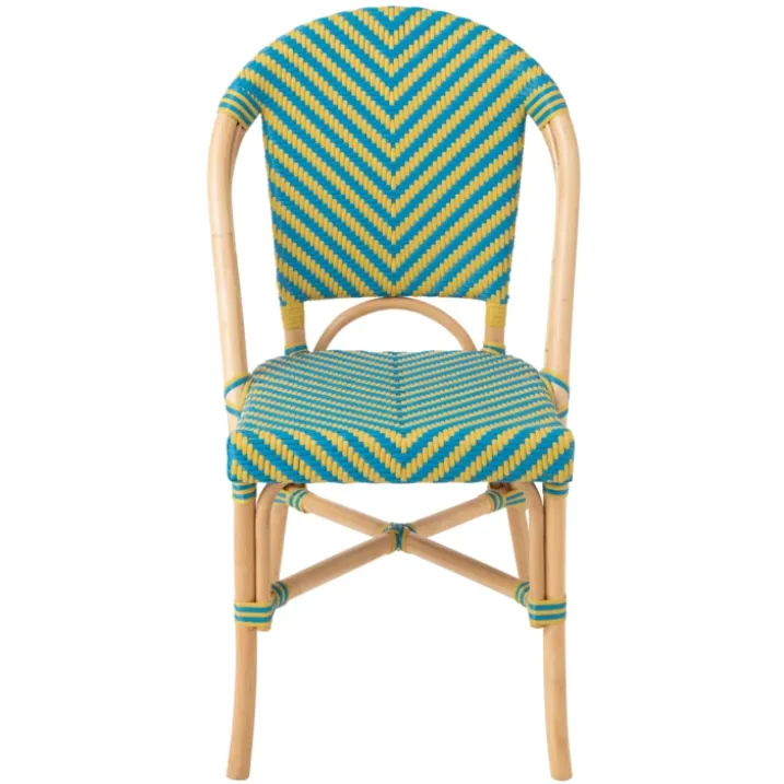 Chaise de jardin en rotin tressé