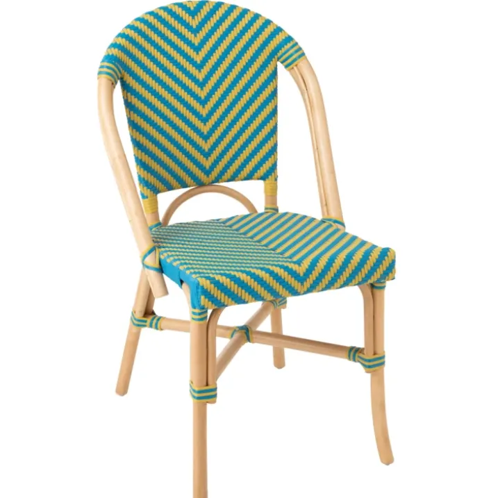 Chaise de jardin en rotin tressé