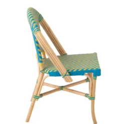 Chaise de jardin en rotin tressé