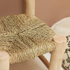 Chaise enfant bois de laurier et doum