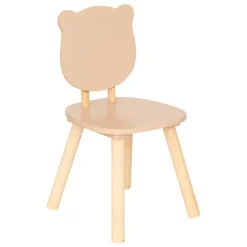 Chaise enfant dossier ourson