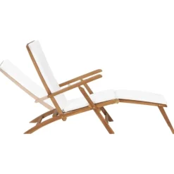Chaise longue avec coussin