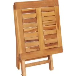 Chaise longue avec table en bois