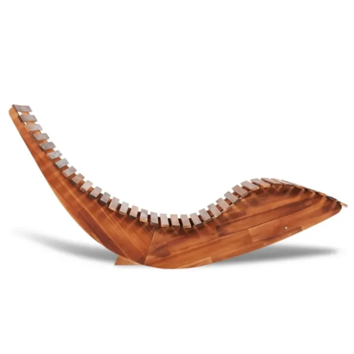 Chaise longue basculante extérieure