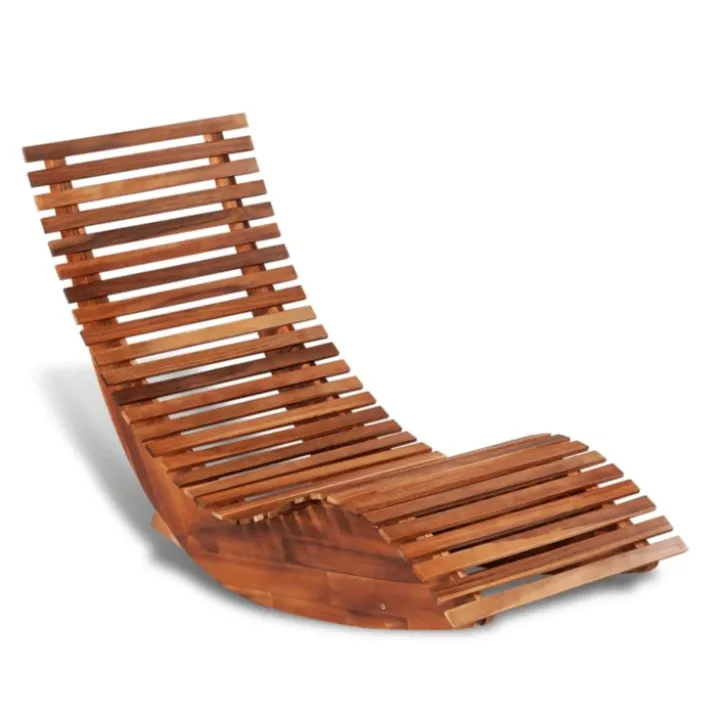 Chaise longue basculante extérieure