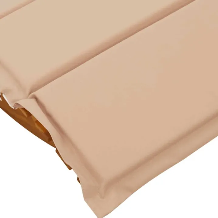 Chaise longue à bascule ergonomique avec coussin et appuie-tête