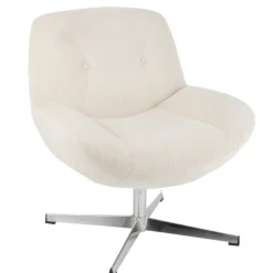 Chaise lounge effet velours texturé