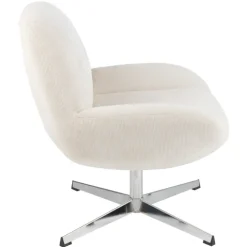 Chaise lounge effet velours texturé