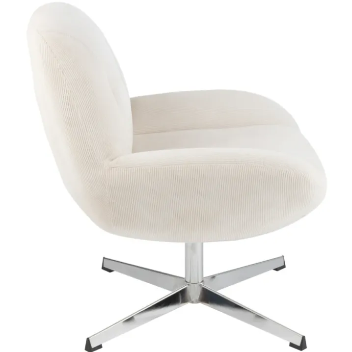 Chaise lounge effet velours texturé