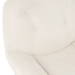 Chaise lounge effet velours texturé