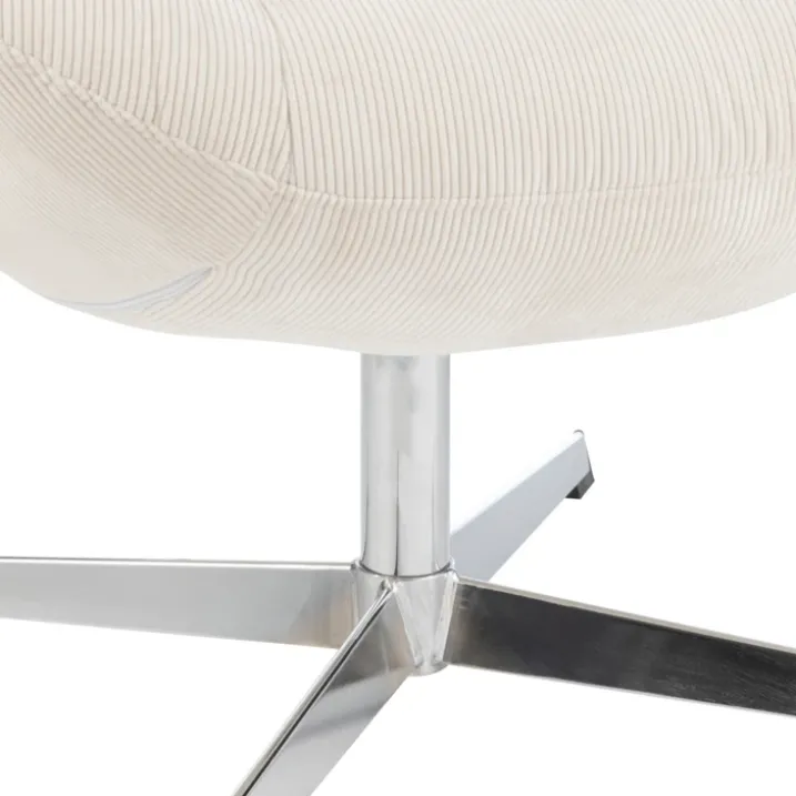 Chaise lounge effet velours texturé