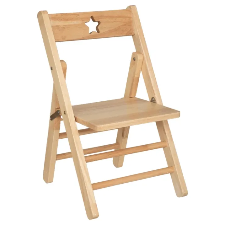 Chaise pliante en bois pour enfant