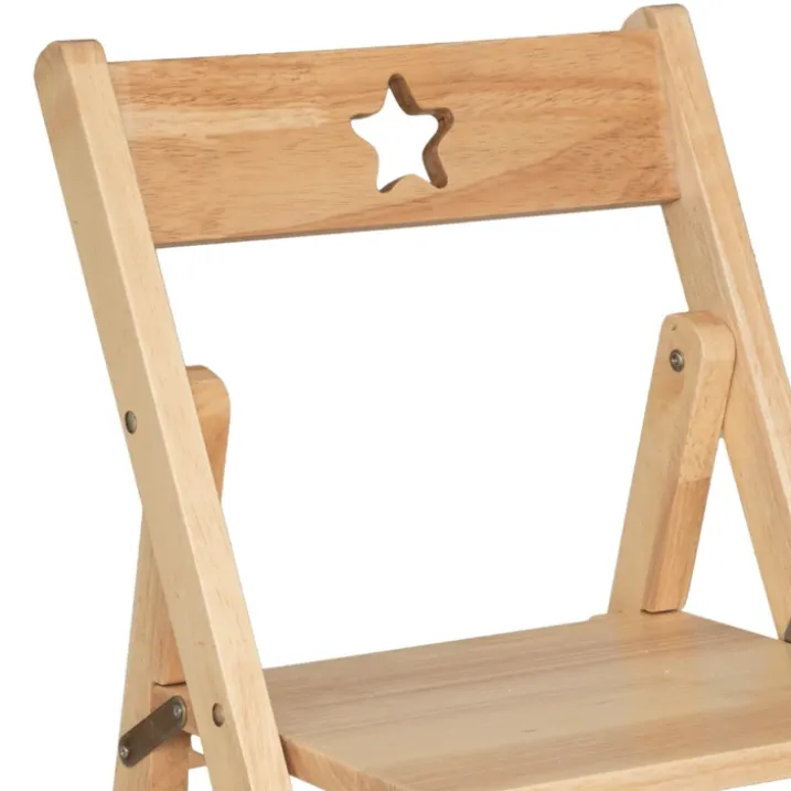 Chaise pliante en bois pour enfant