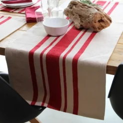 Chemin de table coton épais Rustique