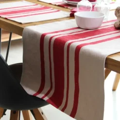 Chemin de table coton épais Rustique