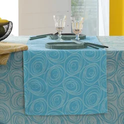 Chemin de table spirale